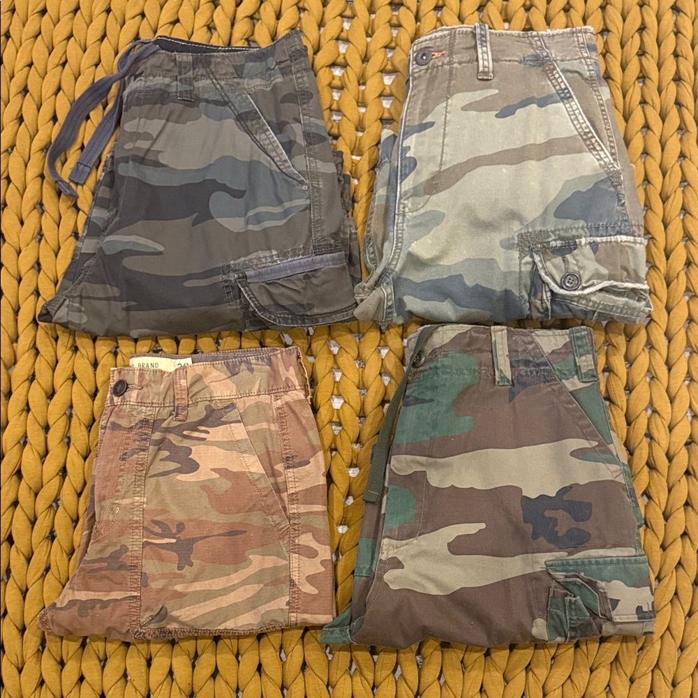 Mens Camouflage Shorts Bundle